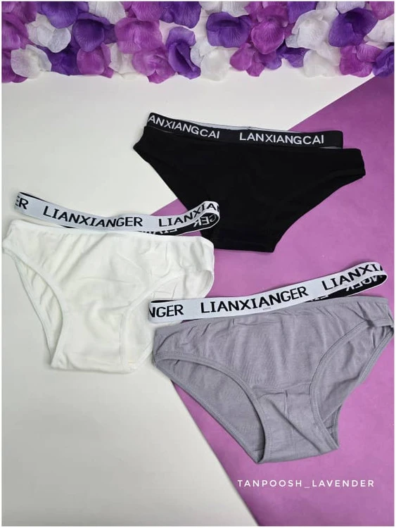 شورت اسلیپ فانتزی زنانه با کمر کش فانتزی – سه رنگ