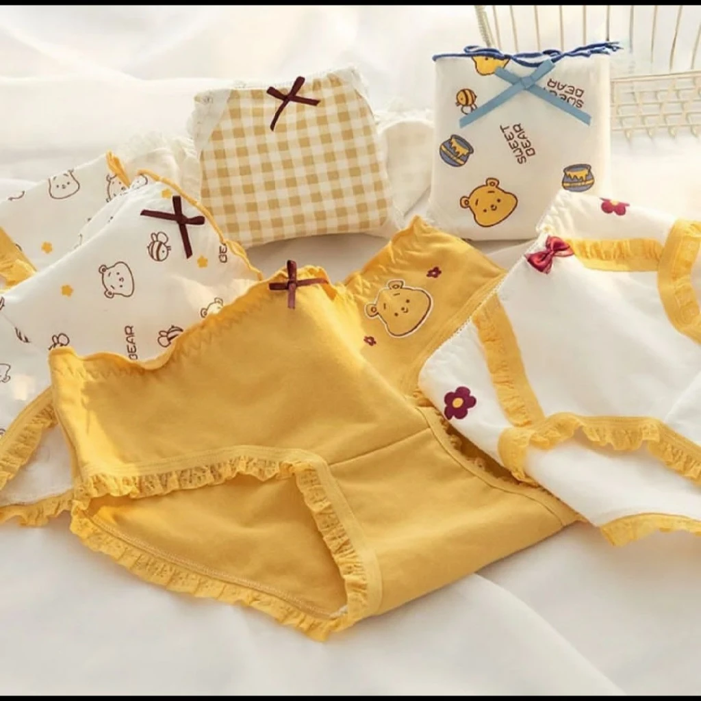 شورت زنانه عروسکی وارداتی طرح خرس