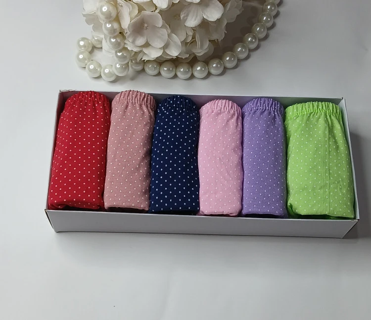 شورت نخ پنبه طبیعی ضد حساسیت خال دار تکی سایز ۲xl