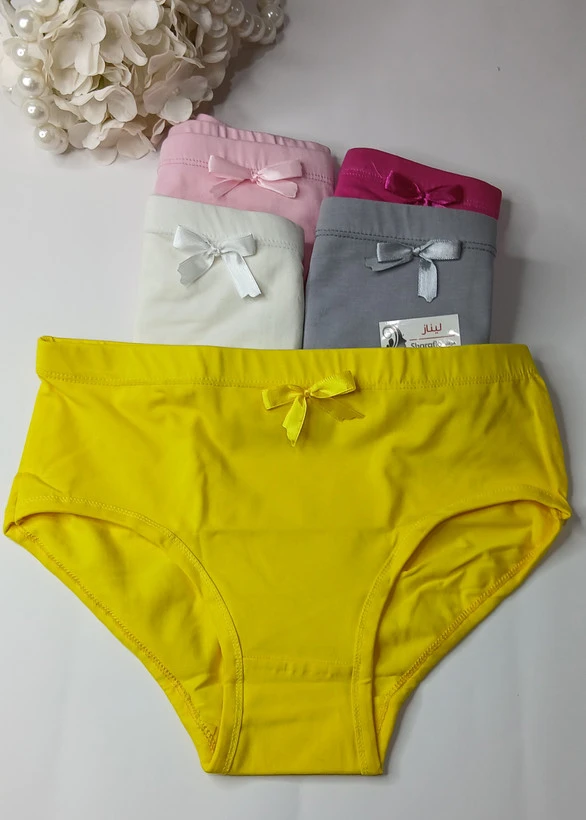 شورت کمر کش پاپیون دار طرح ساده نخ پنبه XL