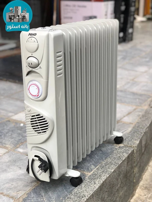 شوفاژ برقی 13پر فن دار پوند مدل AB7929
