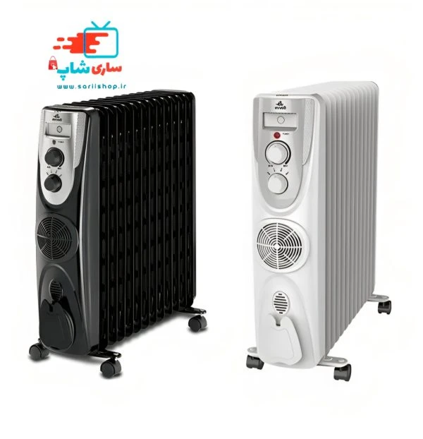 شوفاژ برقی ایوولی 13پره (فن دار)مدل EVOH- 13FW