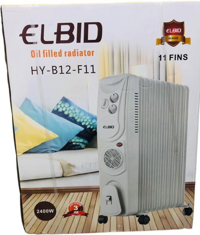 شوفاژ برقی روغنی elbid مدل b12 -f11