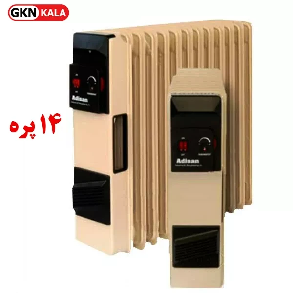 شوفاژ و رادیاتور برقی 14 پره آدیسان