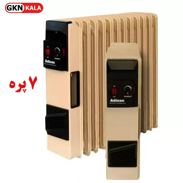 شوفاژ و رادیاتور برقی 7 پره آدیسان