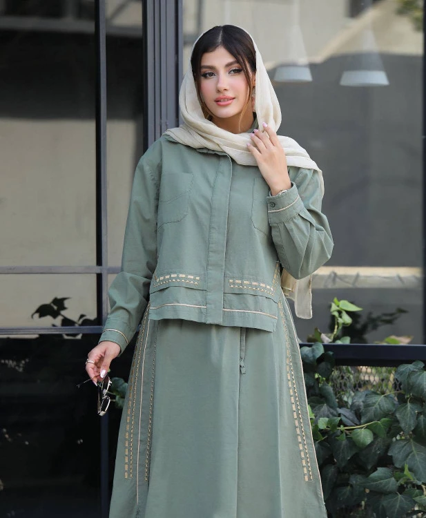شومیز دامن صدف