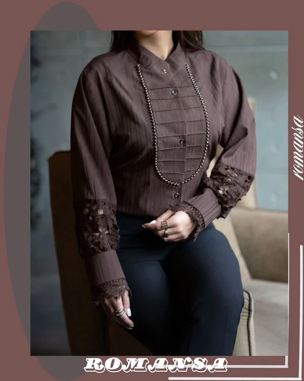 شومیز دخترانه مدل آی جان کد 1522