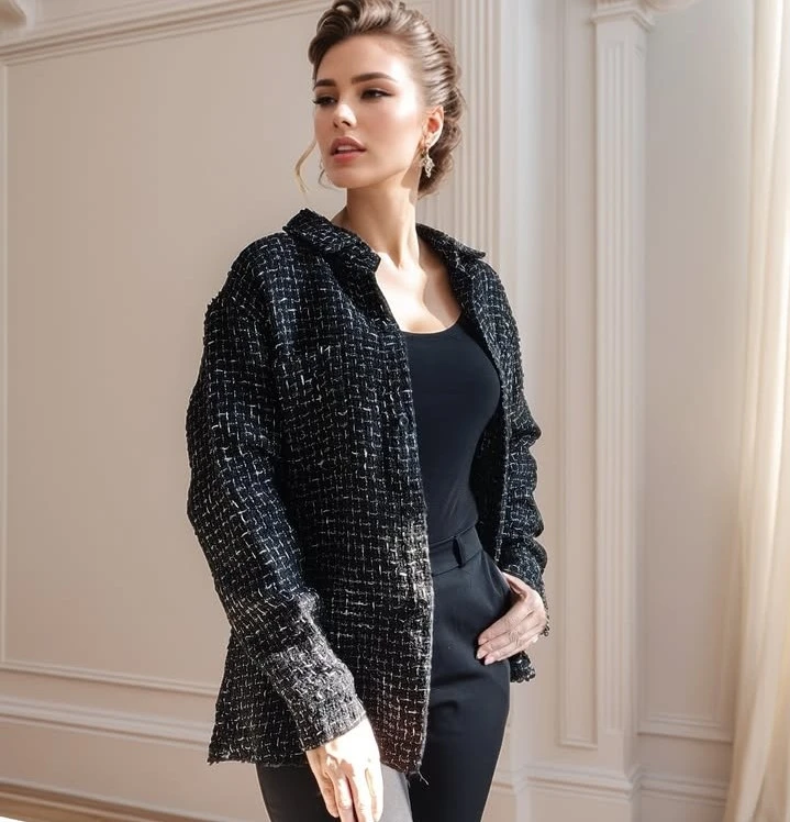 شومیز زنانه حصیری شاین پاییزی_شیکان