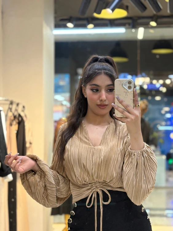 شومیز زنانه مدل کراپی