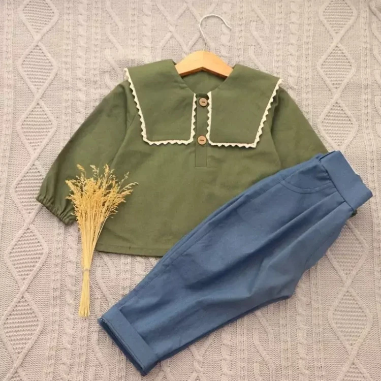 شومیز شلوار بچگانه دخترانه کد 1050