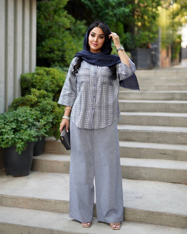 شومیز شلوار مدل ستاره کد۱۴۴۹