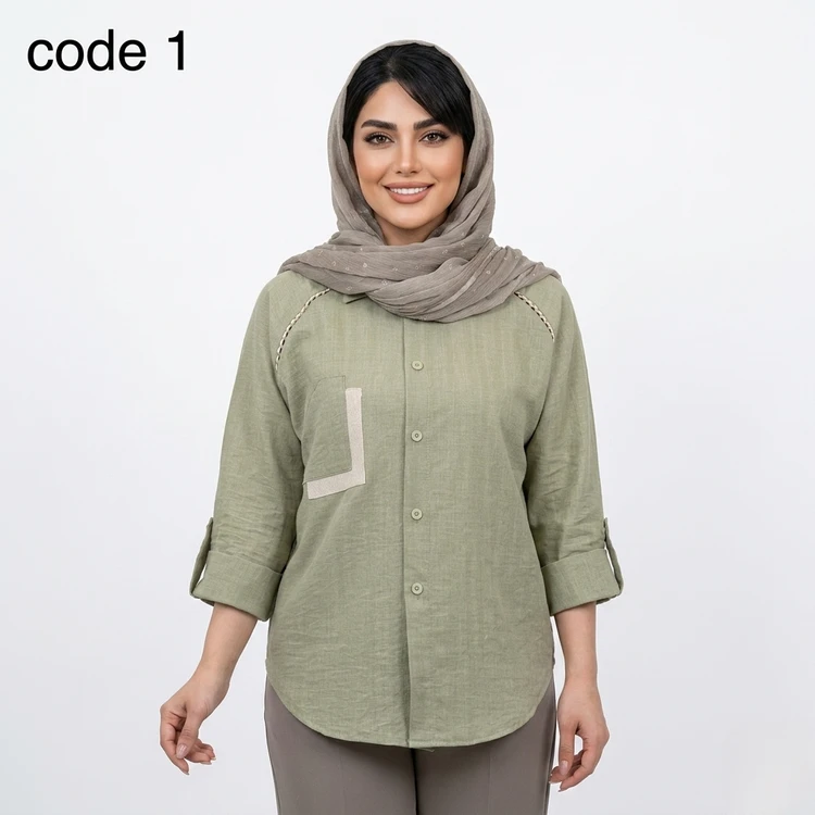 شومیز صوفیا ژاکارد مدل مهدیه علیدسا
