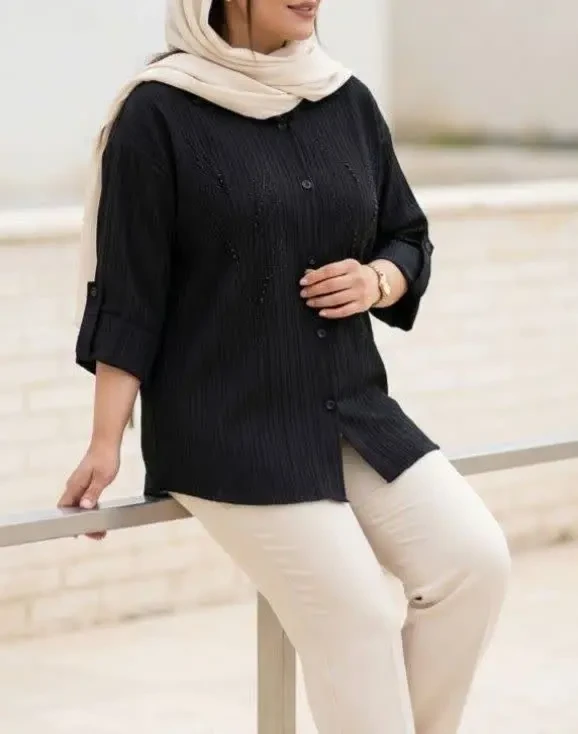 شومیز طرح خوشه گندم