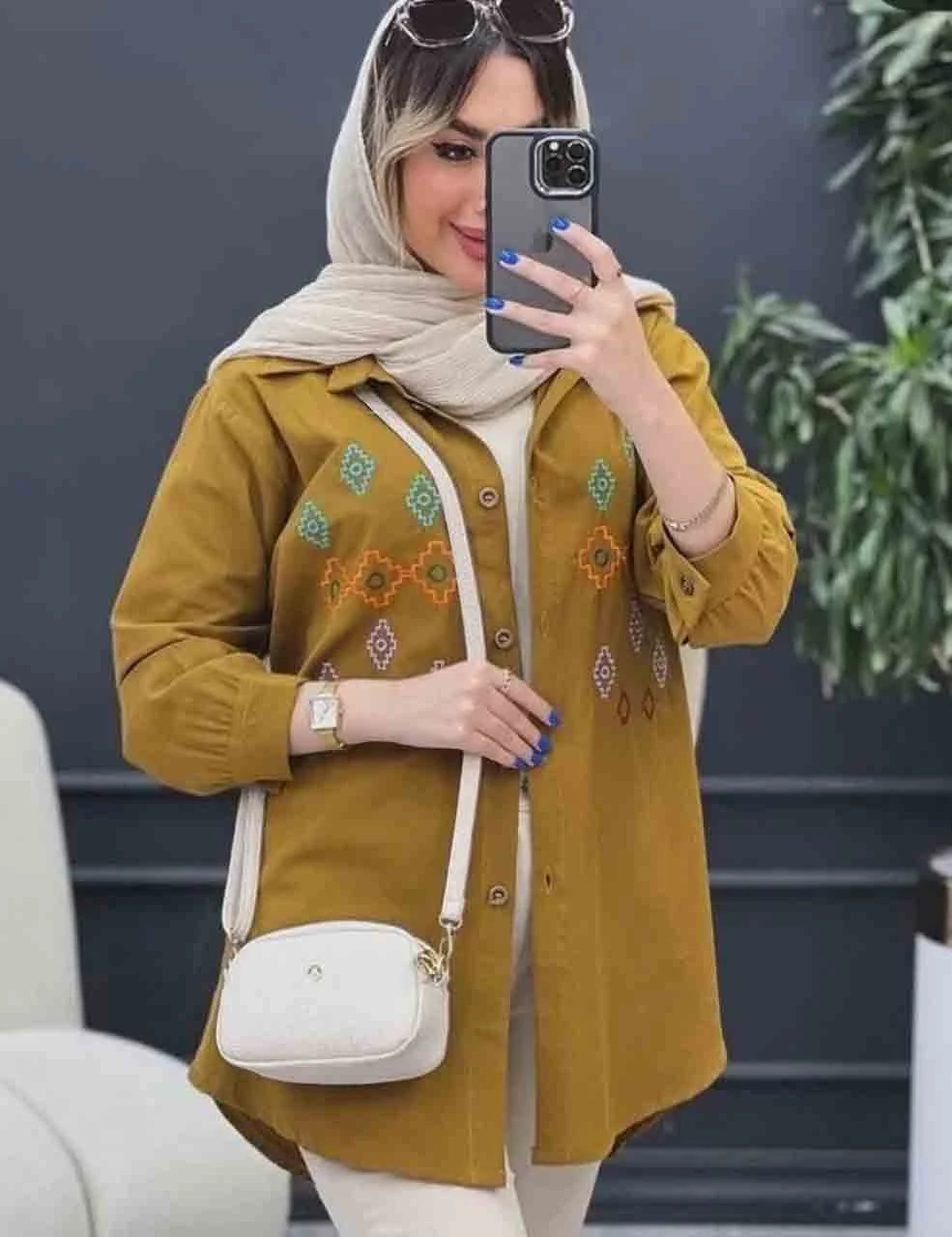 شومیز مانتویی زنانه مدل زهره_شیکان کده