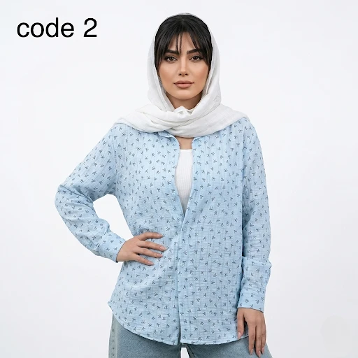 شومیز نخی پاپیونی اوپال علیدسا