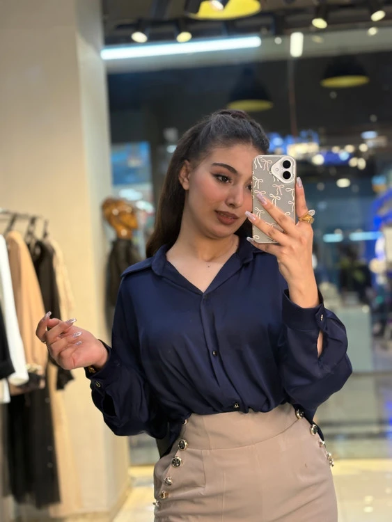 شومیز پارچه جلو گره ای زنانه مناسب بیرون