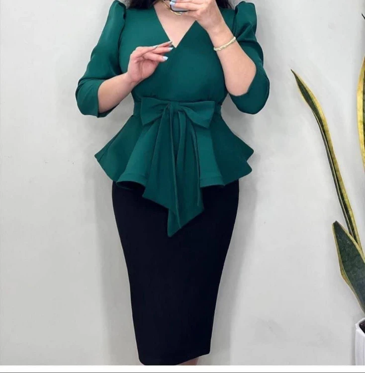 شومیز پاپیونی کد 43873