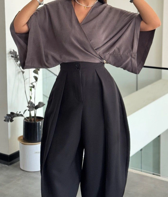 شومیز پشت گره ای
