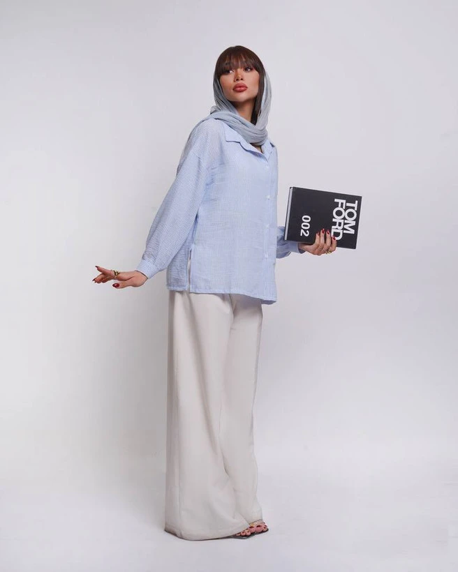شومیز پشت گره