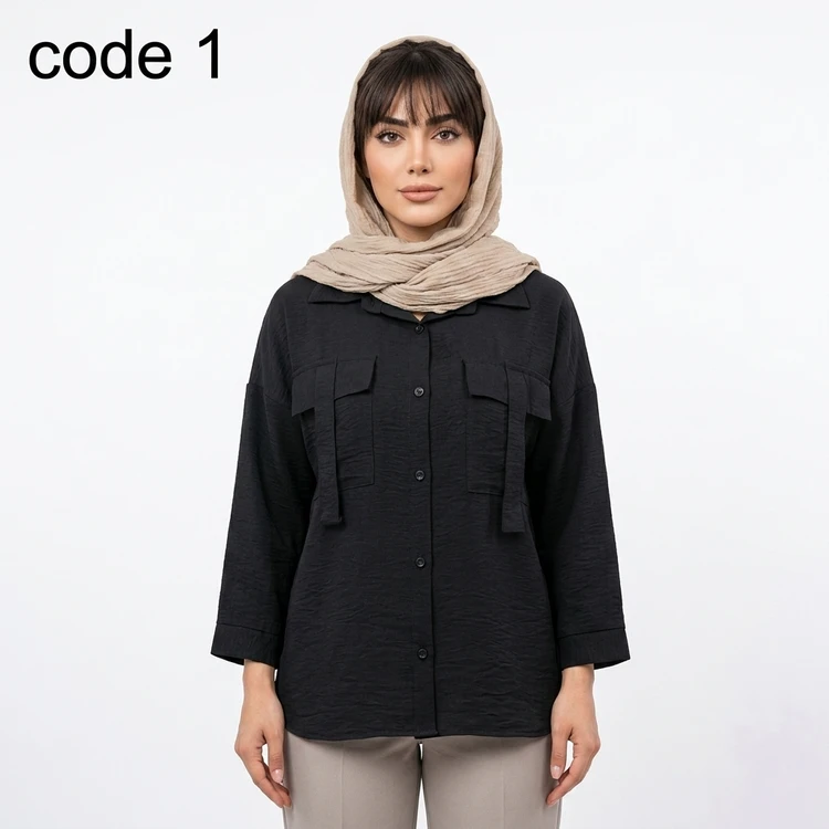 شومیز کرسپو مدل کالم علیدسا (ویژه محرم)