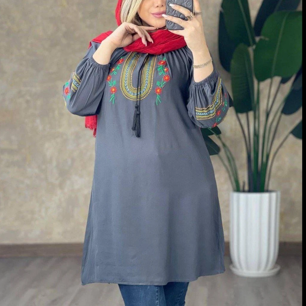 شومیز گلدوزی مهدیس