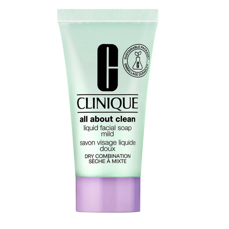 شوینده ال ابوت کلینیک مینی مخصوص پوست های خشک مختلط 30میل | All About Clean Liquid Facial soap Clinique 30ml