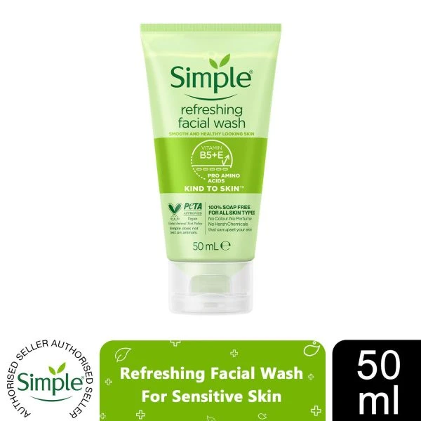 شوینده صورت refreshing سیمپل 50 میل