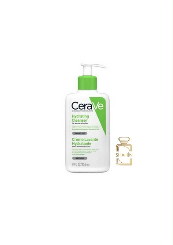 شوینده و آبرسان پوست نرمال تا خشک سراوی اصل CeraVe Hydrating Cleanser 236ml