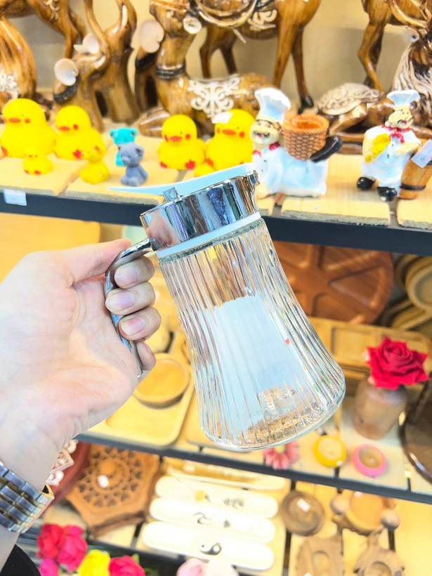 شکر پاش شیشه ای سیلور