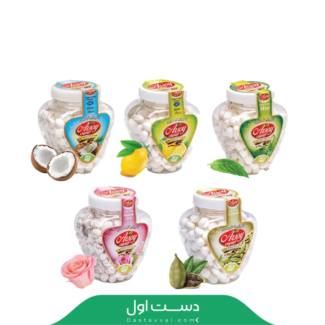 شکر پنیر طعمدار کریستالی آرسوی