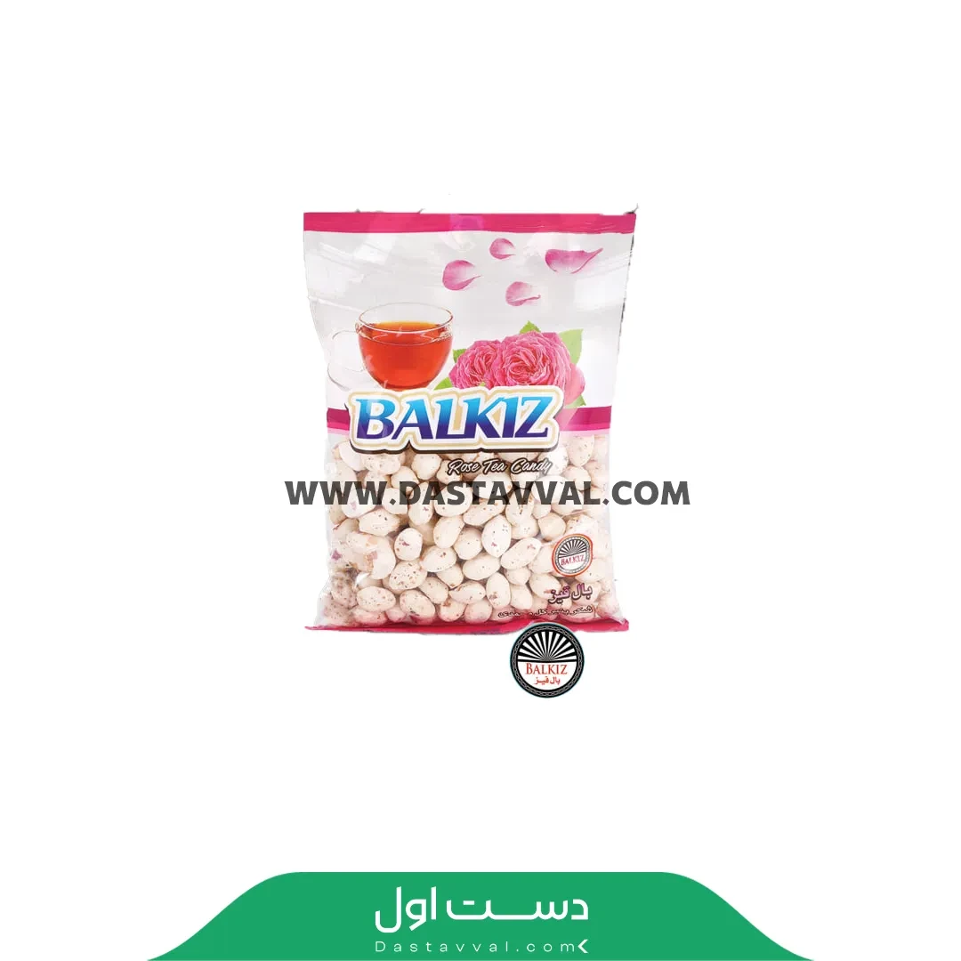 شکر پنیر پاکتی با طعم گل محمدی بال قیز ۲۵۰ گرمی