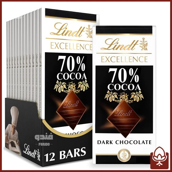 شکلات تلخ 70 درصد لینت Lindt – طعمی غنی و متعادل