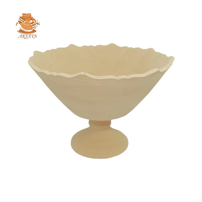 شکلات خوری سفالی مدل شیپوری قطر ۲۲ سانتی متر