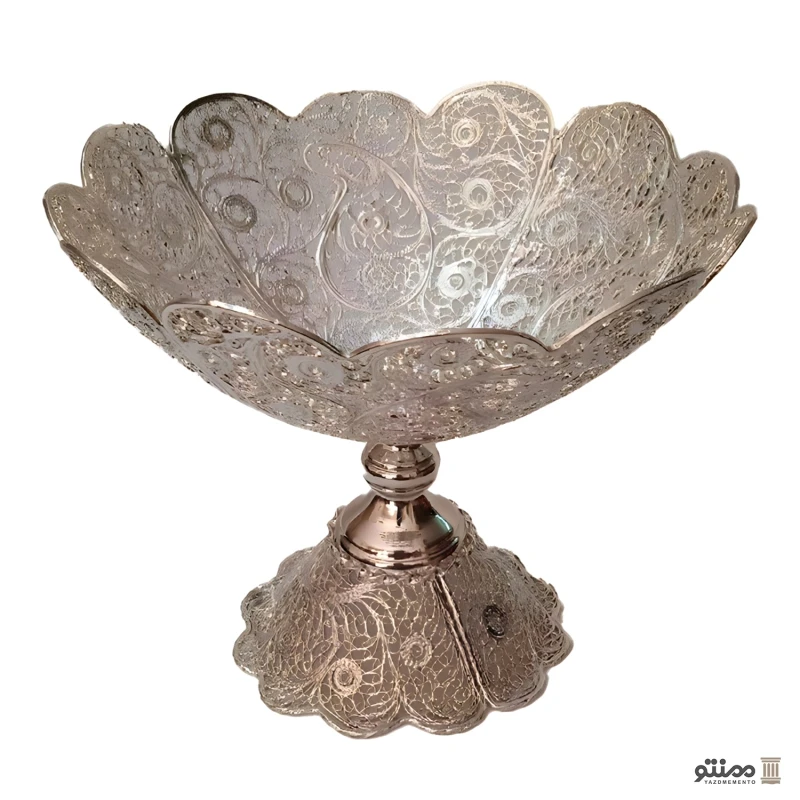 شکلات خوری ملیله کاری مدل چهار تکه