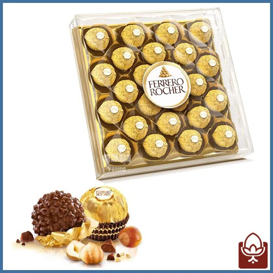 شکلات کادویی فررو روشر ۲۴ عددی مدل سینی | Ferrero Rocher 24pcs