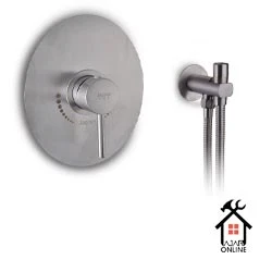 شیر اهرمی جزیره توالت توکار آکا کروم مات