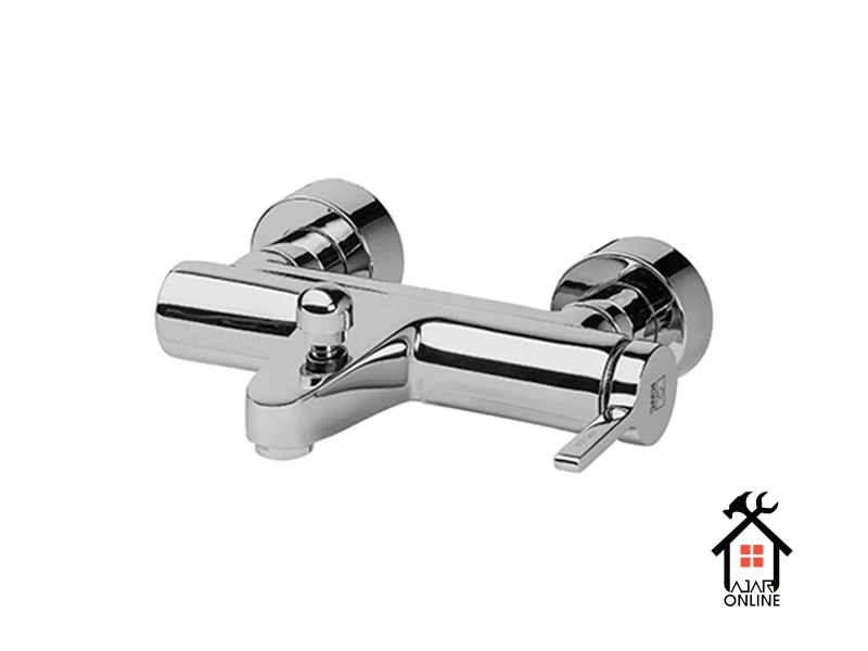 شیر حمام آوار کروم کی دبلیو سی
