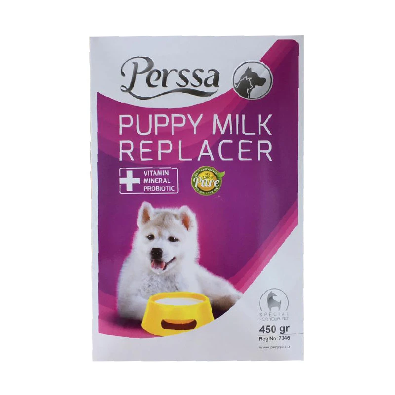 شیر خشک سگ پرسا مدل Puppy Milk (وزن 450 گرم)