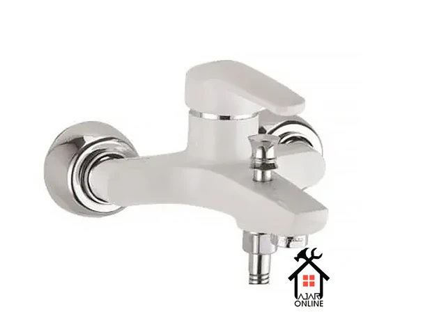 🚿 شیر دوش خلیج سفید کروم | بهترین شیرآلات بهداشتی با ضمانت ۷ ساله