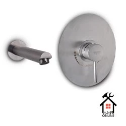 شیر روشویی توکار جزیره کروم مات مدل آکا