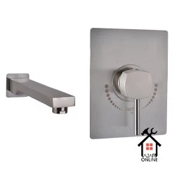 شیر روشویی توکار زیرات کروم مات جزیره