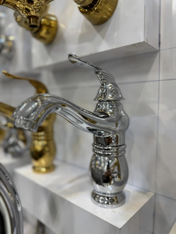 شیر روشویی شیرآلات گلپایگان مدل گلسار