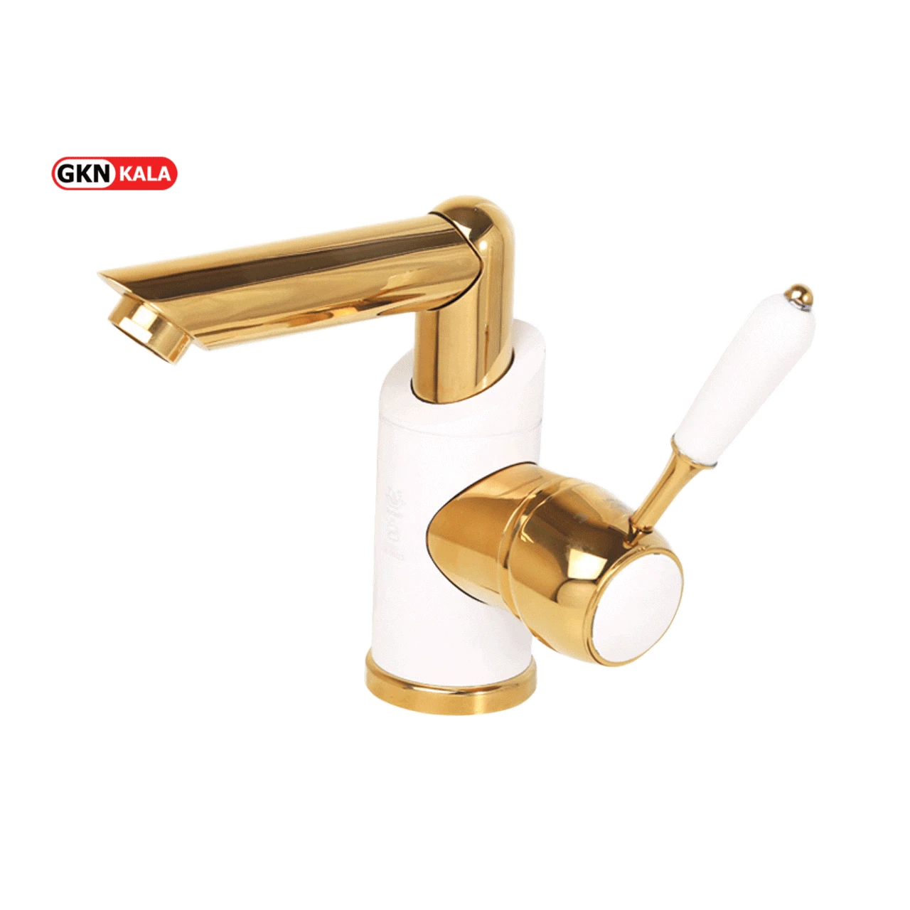 شیر روشویی چرخشی ابرش مدل زنبق
