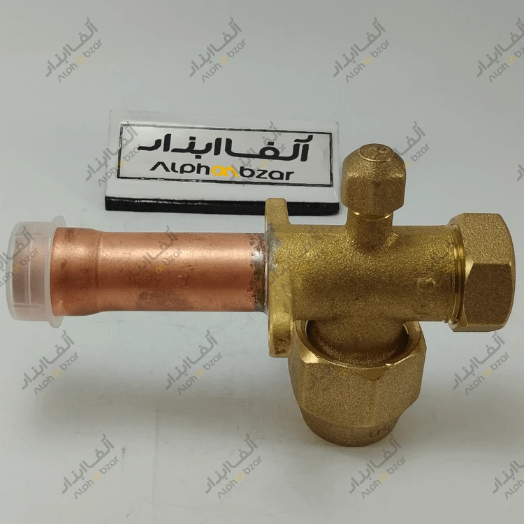 شیر سرویس کولر لوله صاف سایز 3/4 اینچ درجه یک