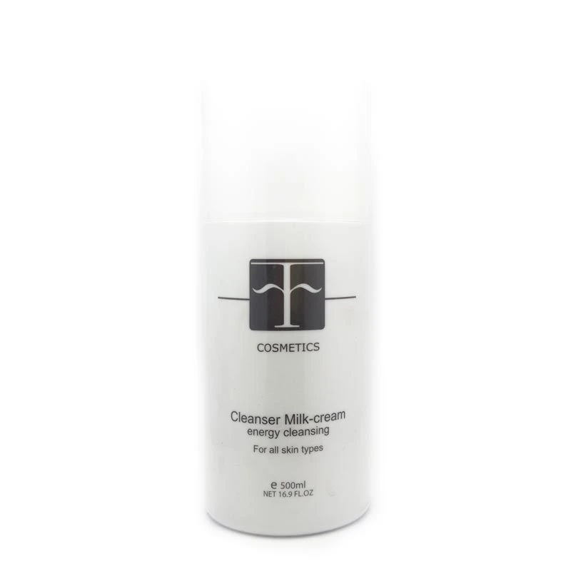 شیر پاک کن انواع پوست اف کازمتیکس 500 میلی لیترCleanser Milk-Cream energy cleansing for all skin types F Cosmetics 500ml
