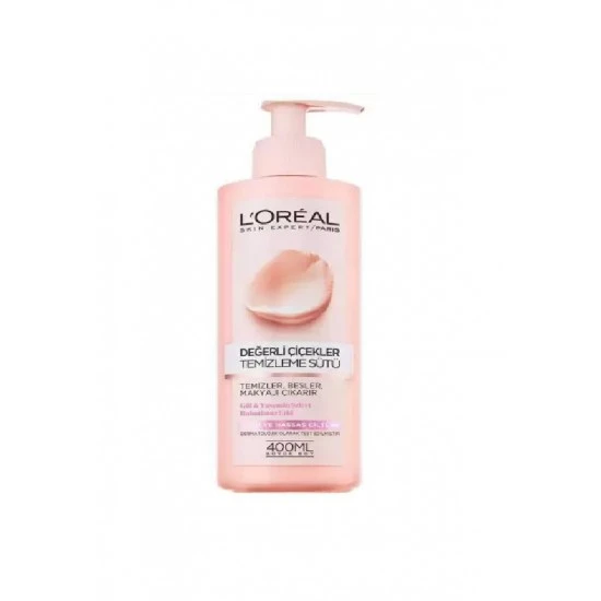 شیر پاک کن لورال LOREAL مخصوص پوست های حساس حجم 400 میل