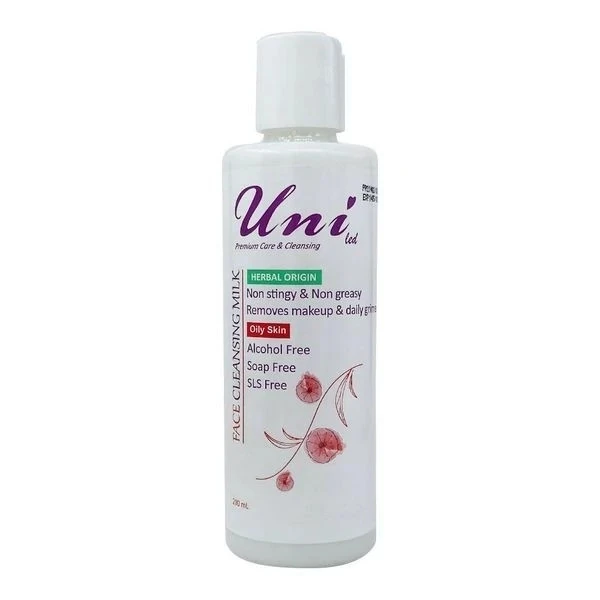 شیر پاک کن یونی لد (Uni-Led) مدل Oily Skin پوست چرب و مختلط حجم ۲۰۰ میل