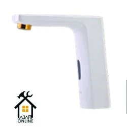 شیر چشمی روشویی مارتا سفید طلایی