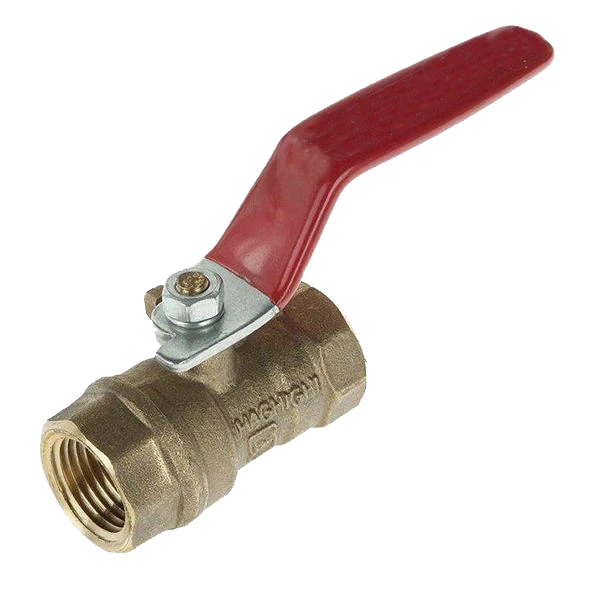 شیر گازی برنجی آذین مدل Ball Valve سایز 1/2 اینچ