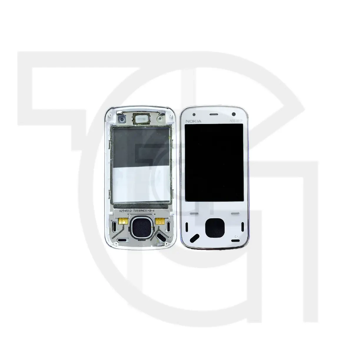 شیشه ال‌سی‌دی نوکیا (سفید)(با‌فریم) Glass Lcd Nokia N86